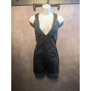 Sewn & Seen grunge denim romper size large